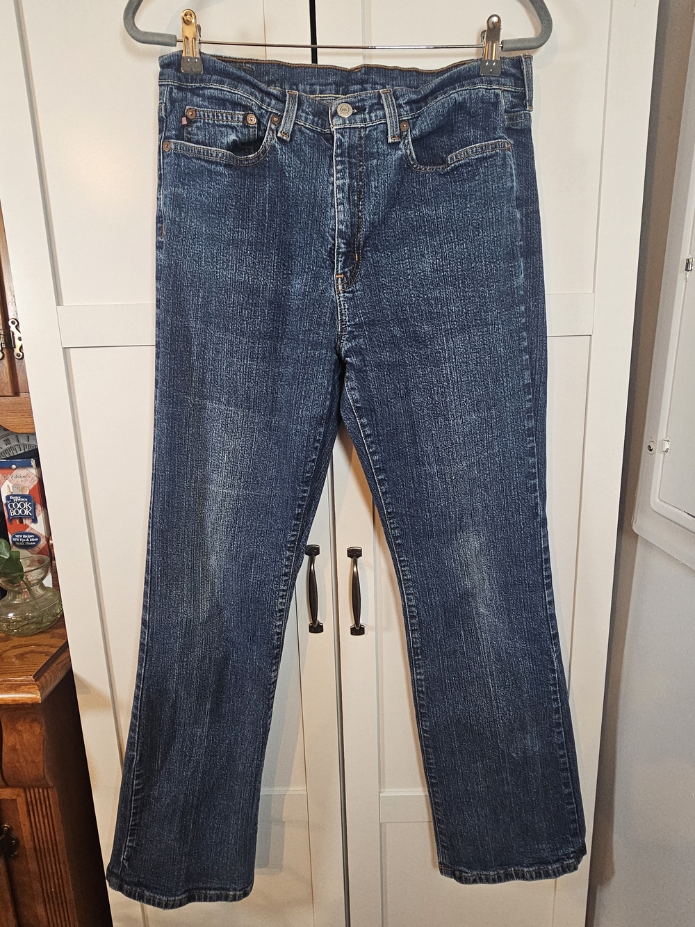 VTG Polo Jeans Co Ralph Lauren Flare Leg Denim Jeans 12x32 Medium Wash
